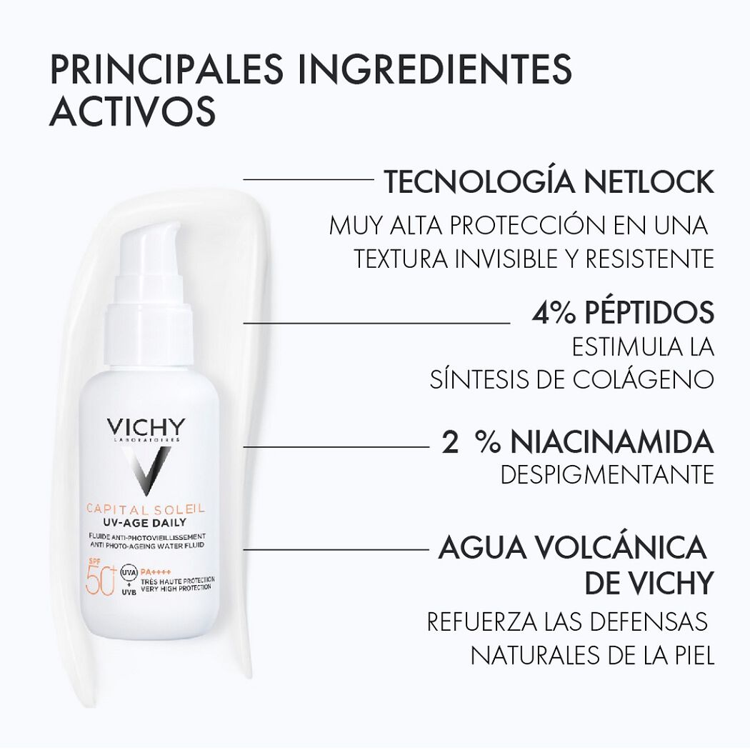 Protector Solar Vichy Capital Soleil Uv Age Daily Rostro Fps 50+ 40 mL, , large image number 2