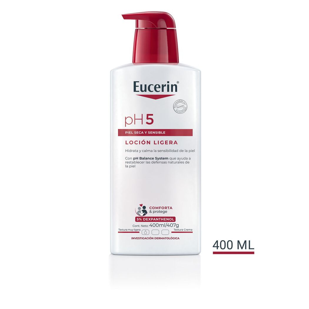 Loci&oacute;n Eucerin Ph5 Textura Ligera 400 mL, , large image number 0