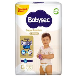 Pañal Babysec Super Premium G 136Un