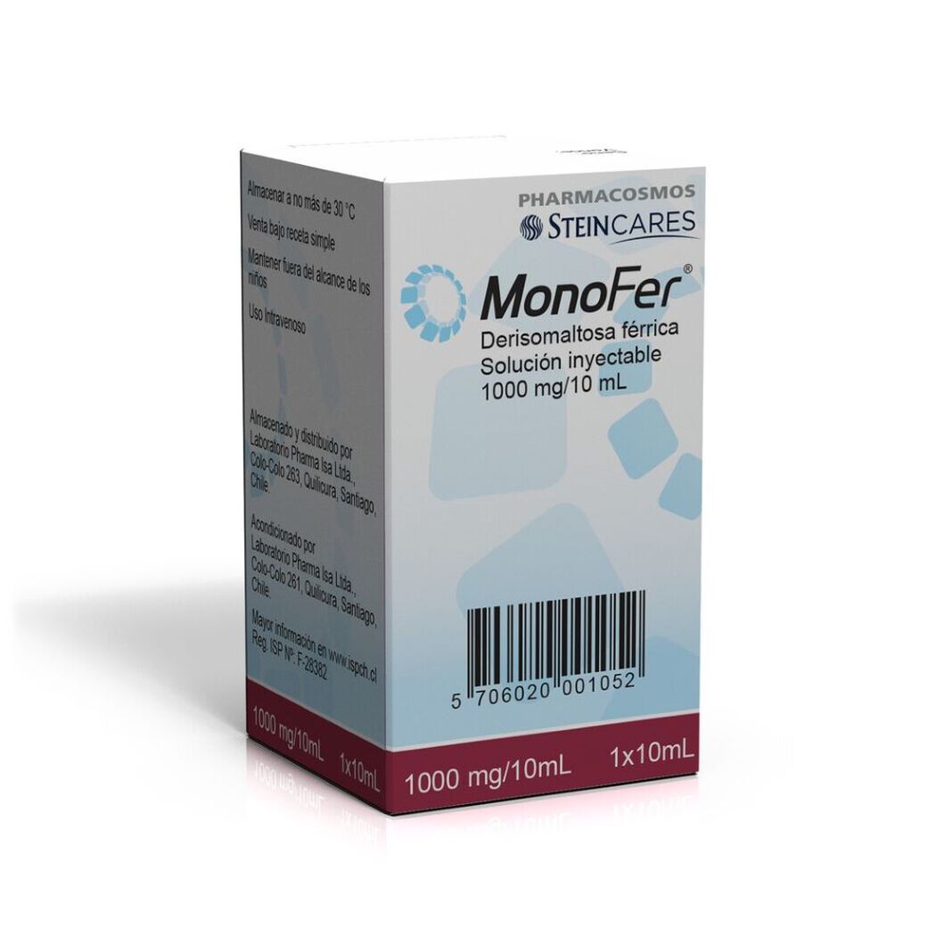 Monofer Soluci&oacute;n Inyectable 1000Mg/10Ml 1 Ampolla, , large image number 0
