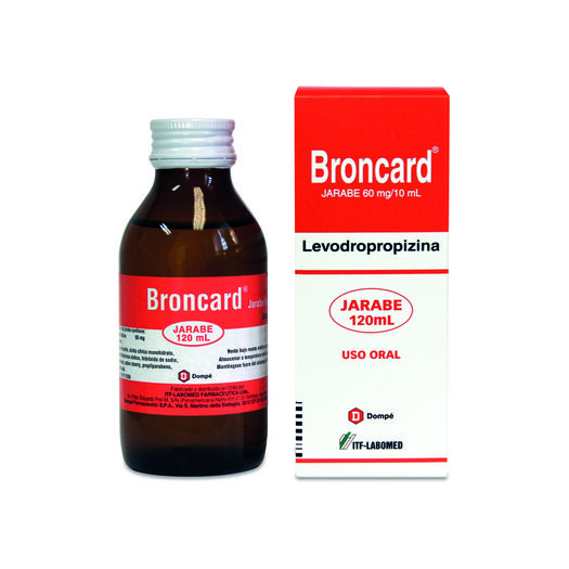 Broncard 60 mg/10 mL x 120 mL Jarabe, , large image number 0