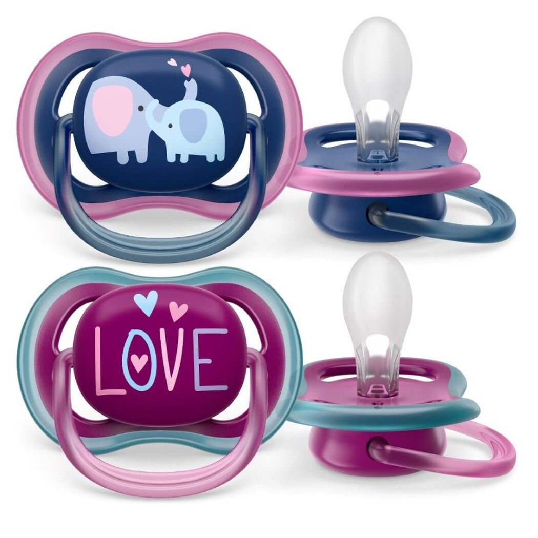 Chupetes Avent Ultra Air 18m+ Violeta, , large image number 0