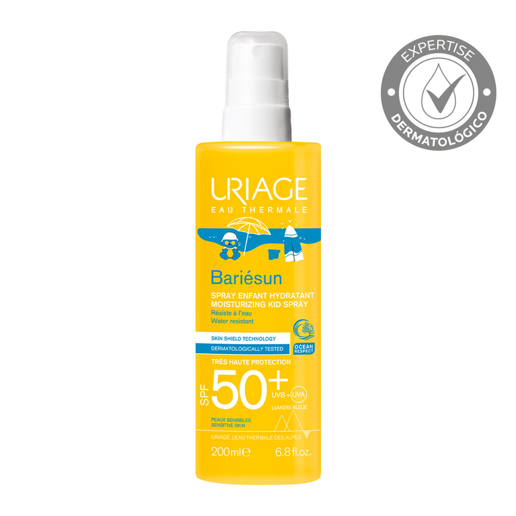Protector Solar Uriage Bariesun Spray Niños FPS 50+ 200 mL, , large image number 0