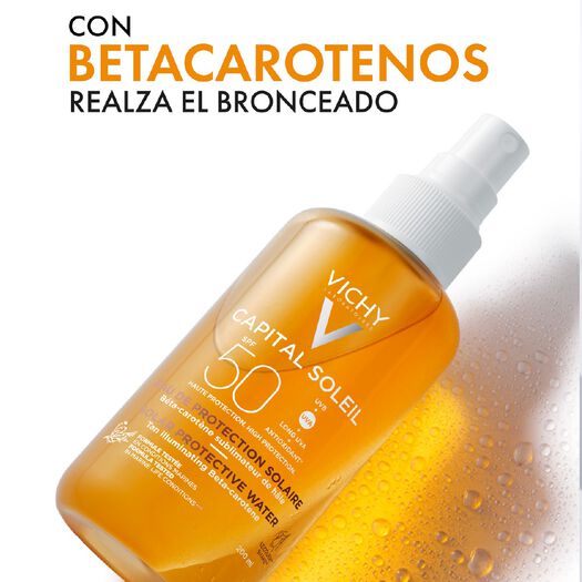 protector solar vichy agua bronce fps 50 200ml, , large image number 2