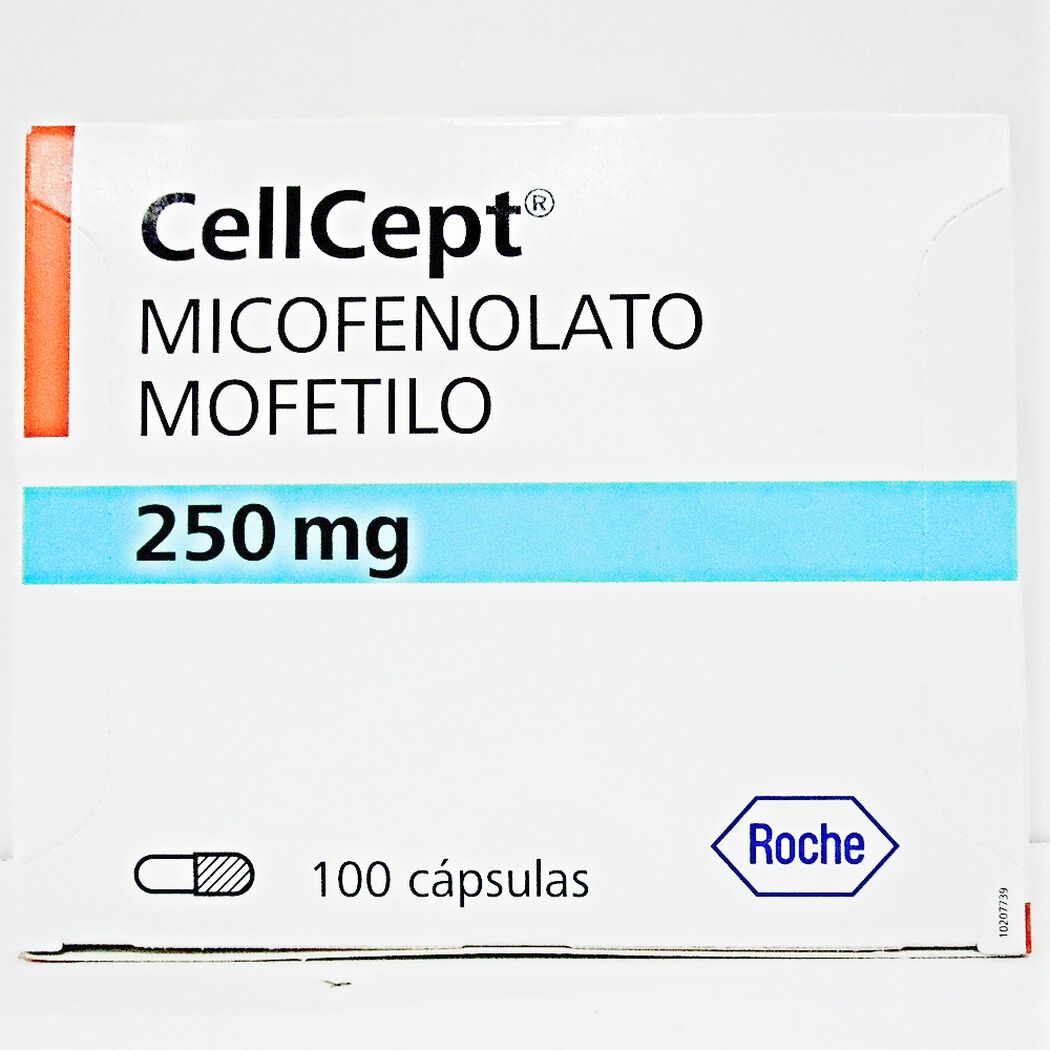 Cellcept 250 mg Caja 100 C&aacute;psulas, , large image number 0