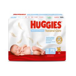 Pañales Huggies Natural Care Prematuro 30 un