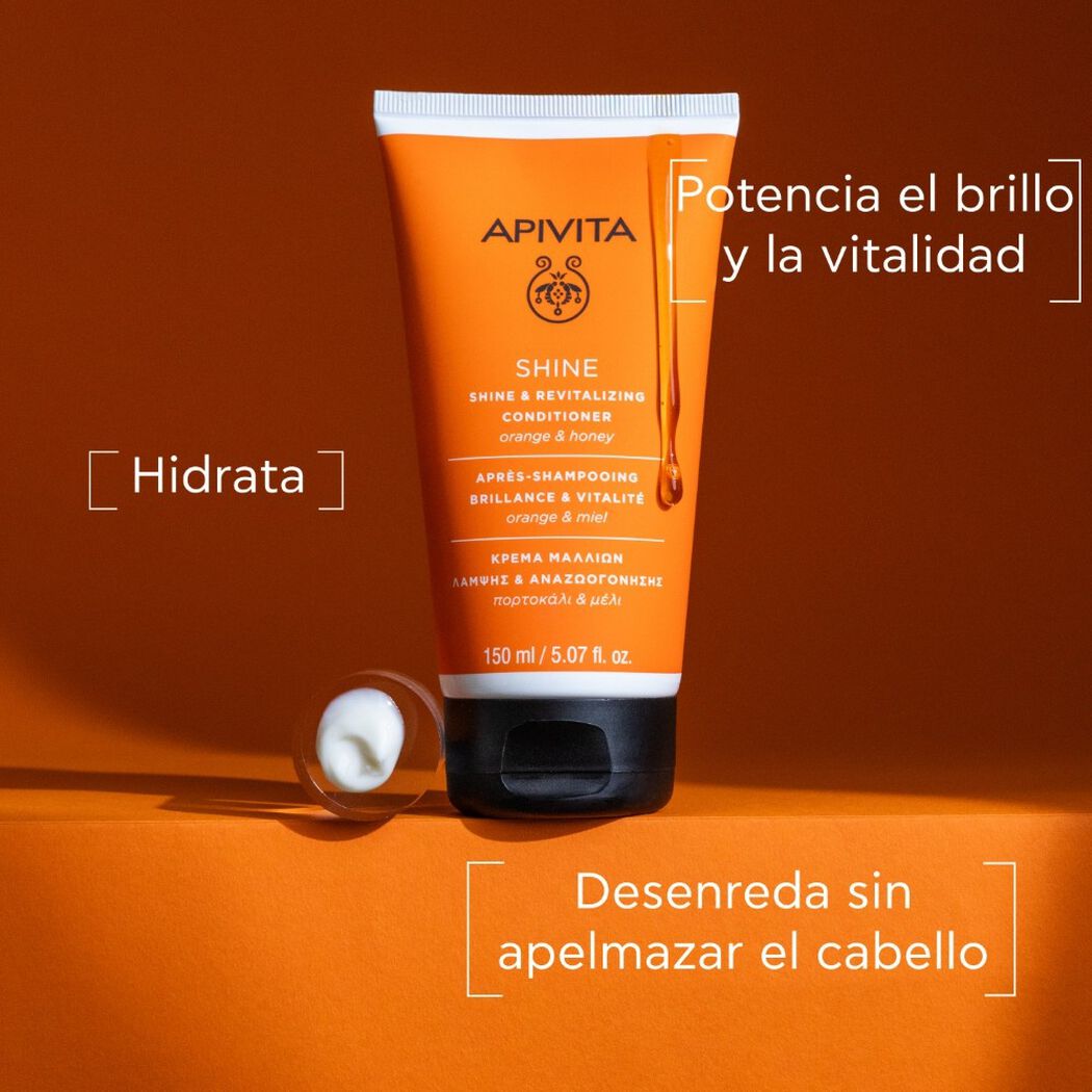 Acondicionador Apivita Cabello Shine Revitalizing 150 mL, , large image number 1