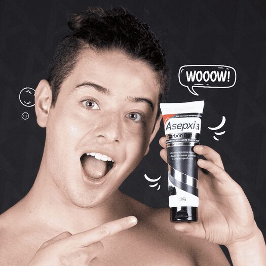 Asepxia Carbon Limpiador Liquido Exfoliante, , large image number 3