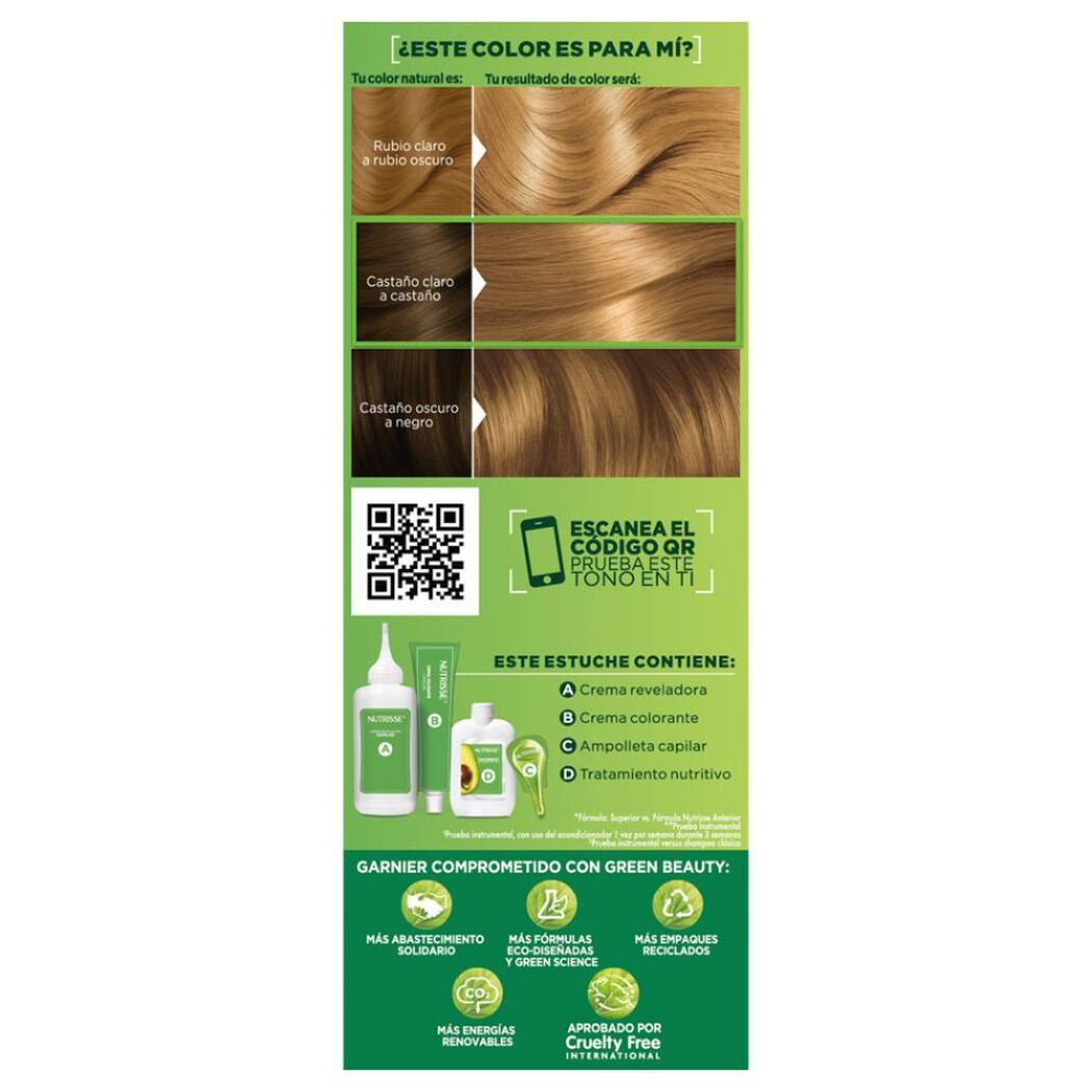 Nutrisse Tintura 7.3 Miel x 1 Unidad, , large image number 2
