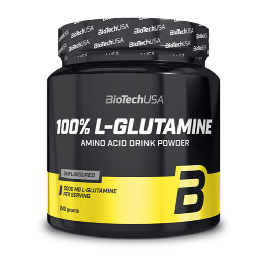 100% L Glutamine Biotechusa 240 Grs, , large image number 0