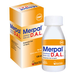 Merpal D.A.L 1,8 mg/mL x 120 mL Suspensión Oral