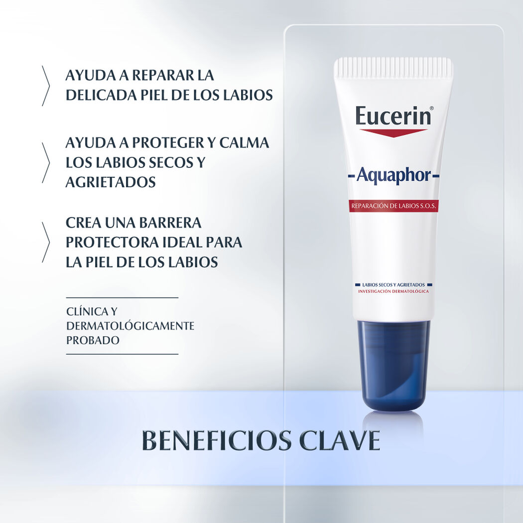 Aquaphor Eucerin Reparación de Labios S.O.S 10 mL, , large image number 1