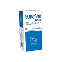 Eurovir Forte 400 mg/5 mL x 100 mL Suspensión Oral
