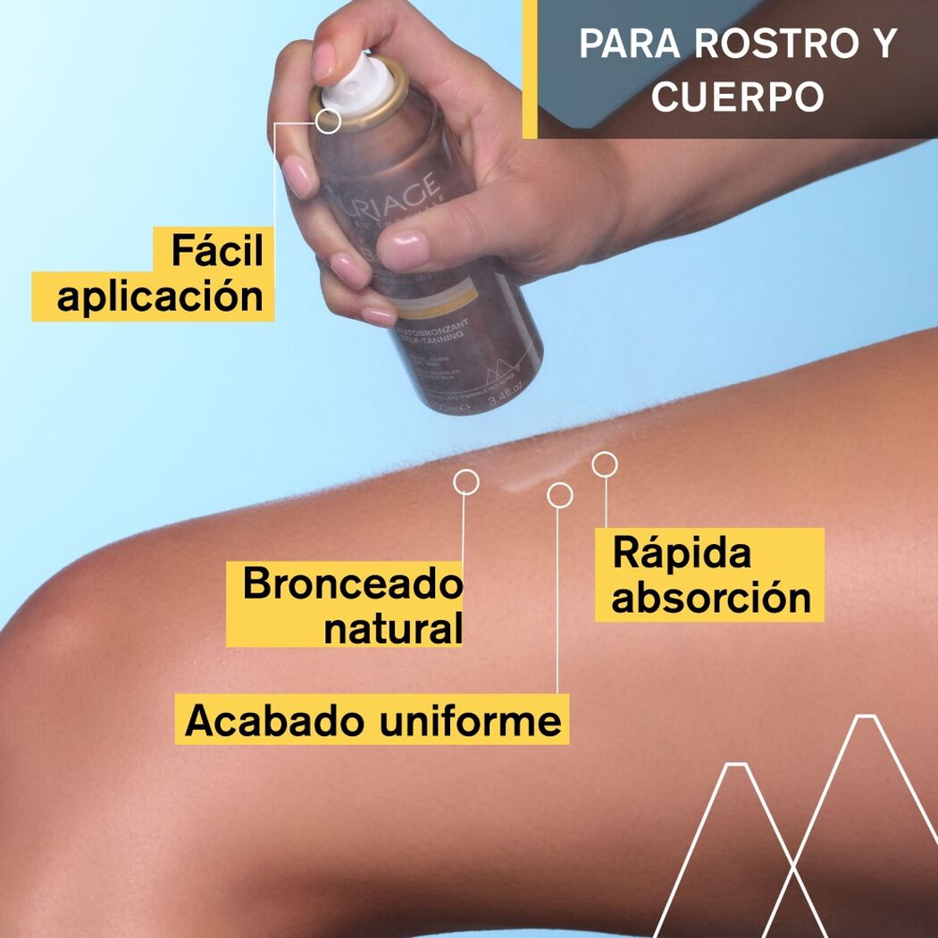 Autobronceante Uriage Bariesun Toque Seco 100 mL, , large image number 2