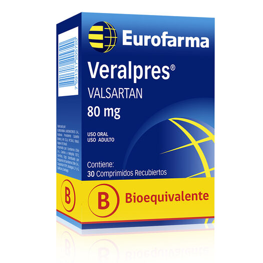 Veralpres 80 mg x 30 Comprimidos Recubiertos, , large image number 0