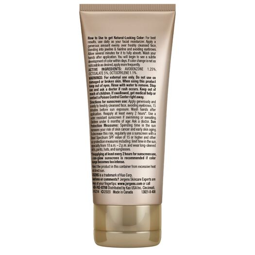 Jergens Autobronceante Facial Fps20 Tono Medio 60Ml, , large image number 2