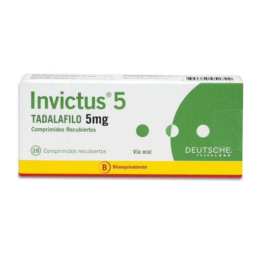 Invictus 5 mg x 28 Comprimidos Recubiertos, , large image number 0