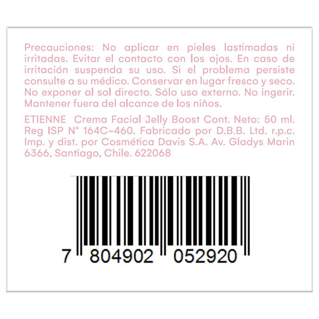 Crema Hidratante Jelly Boost 50 ml Etienne, , large image number 4