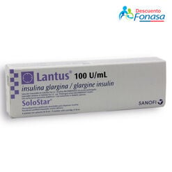 Insulina Lantus Solostar 100 UI/mL Solucion Inyectable x 1 Unidad