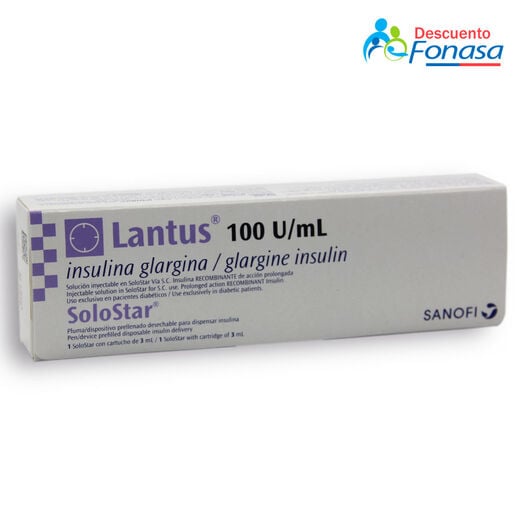 Insulina Lantus Solostar 100 UI/mL Solucion Inyectable x 1 Unidad, , large image number 0