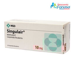 Singulair 10 mg x 30 Comprimidos Recubiertos