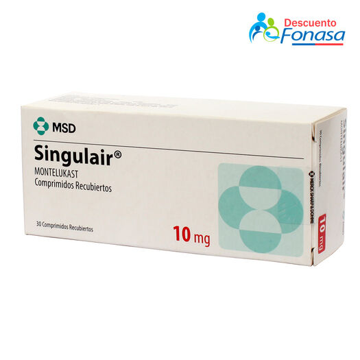 Singulair 10 mg x 30 Comprimidos Recubiertos, , large image number 0