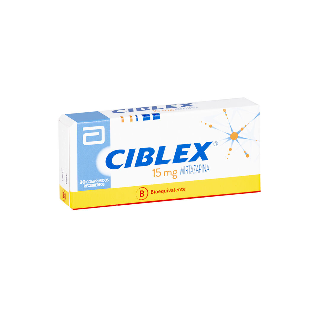 Ciblex 15 mg 30 Comprimidos Recubiertos, , large image number 0