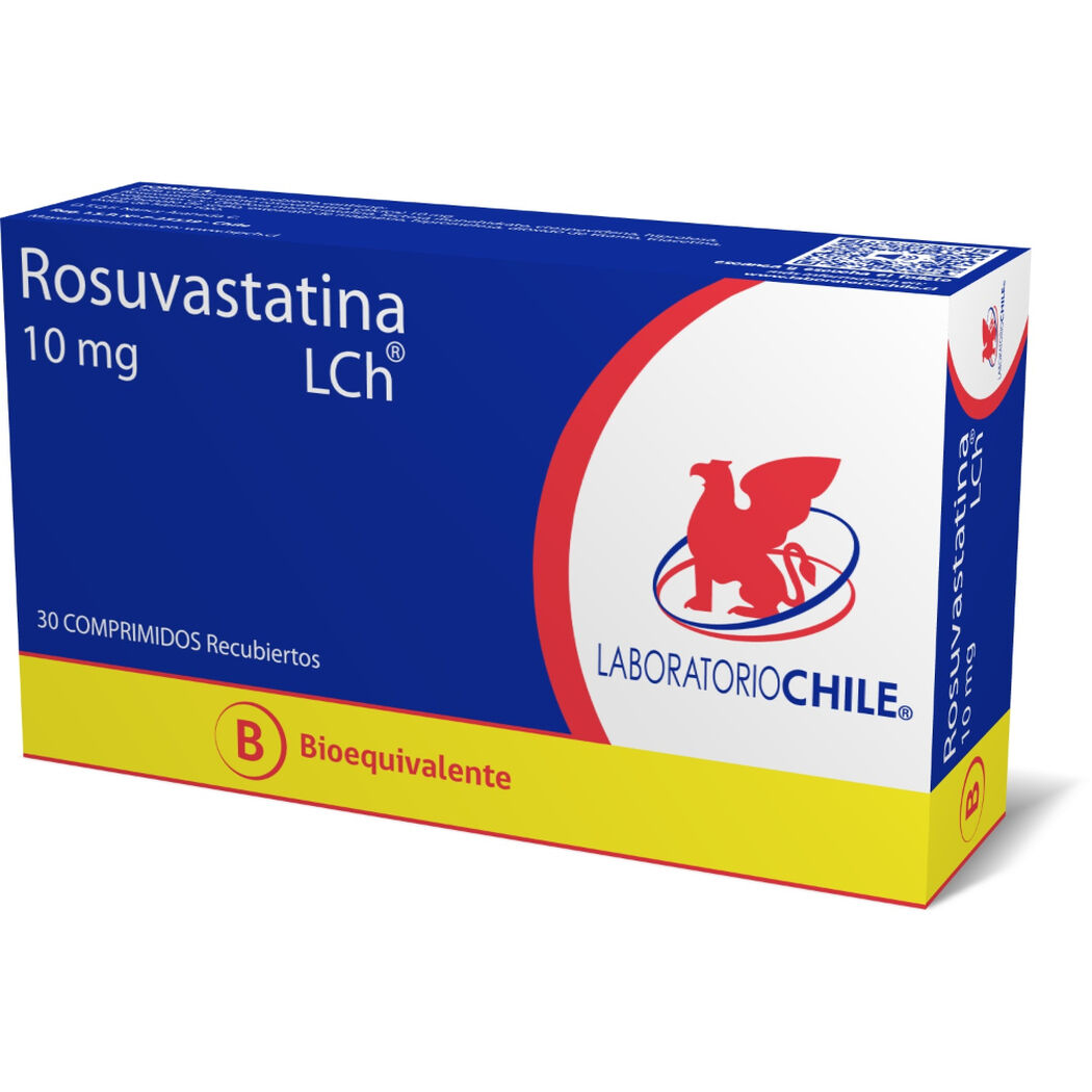 Rosuvastatina 10Mg. 30 Comprimidos Recubiertos, , large image number 0