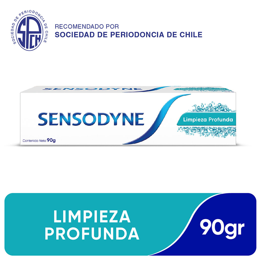Sensodyne Limpieza Profunda Gel Dental de uso diario para dientes sensibles, 90g., , large image number 0