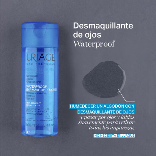 Uriage Limpiador Desmaquillante De Ojos Waterproof  Eau Thermale x 100 mL, , large image number 2