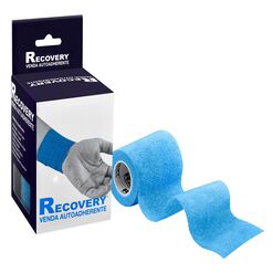 Recovery Venda Elastica Adhesiva 7.5x4.5 Celeste 1 Unidad