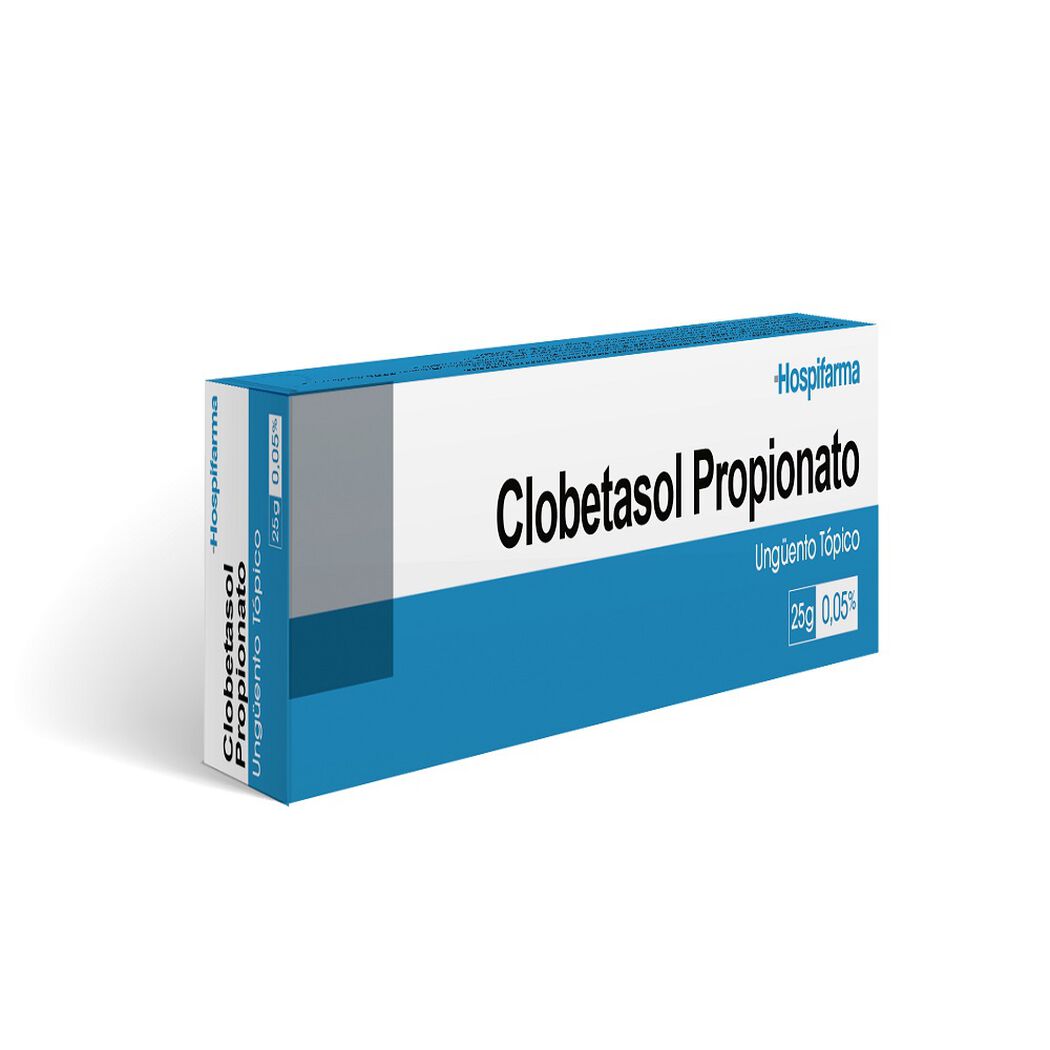 Clobetasol 0.05 % x 25 g Ung&uuml;ento HOSPIFARMA CHILE LTD, , large image number 0