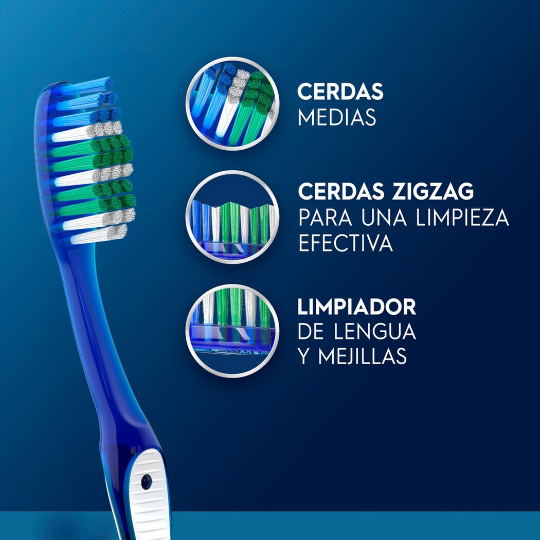 Cepillo de Dientes Oral B Clean Medio 2 un, , large image number 1