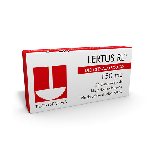 Lertus RL 150 mg x 20 Comprimidos de Liberación Prolongada, , large image number 0