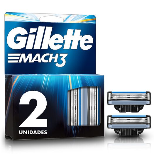 Repuesto Máquina de Afeitar Gillette Mach3 2un, , large image number 0