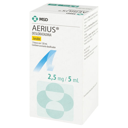 Aerius 2.5 mg/5ml Jarabe Fco. 120ml, , large image number 2