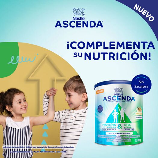 Complemento Nutricional Ascenda  Vainilla 800g , , large image number 1