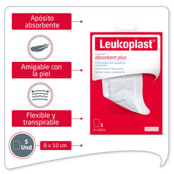 Leukoplast Leukomed Apósito Absorbente 8x10 cm 5 Und.