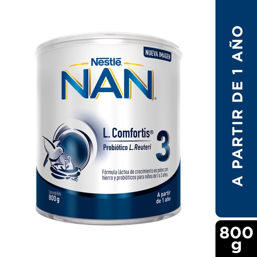 Fórmula Infantil Nan 3 L Comfortis 800 g, , large image number 0