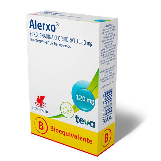 Alerxo 120 mg Caja 30 Comp. Recubiertos, , large image number 0