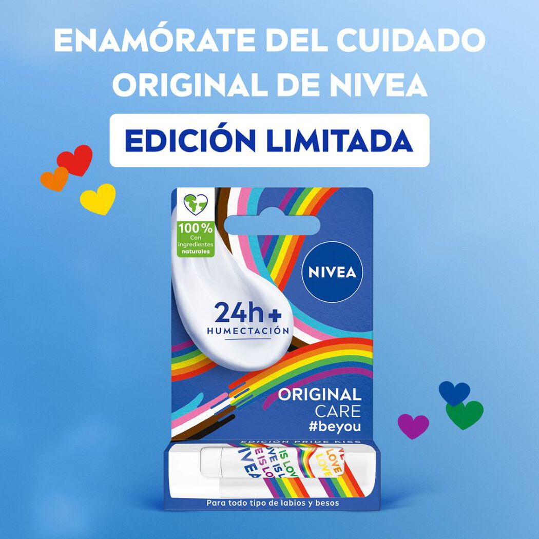B&aacute;lsamo Labial Nivea Edici&oacute;n Limitada Pride Kiss 4,8 g, , large image number 2