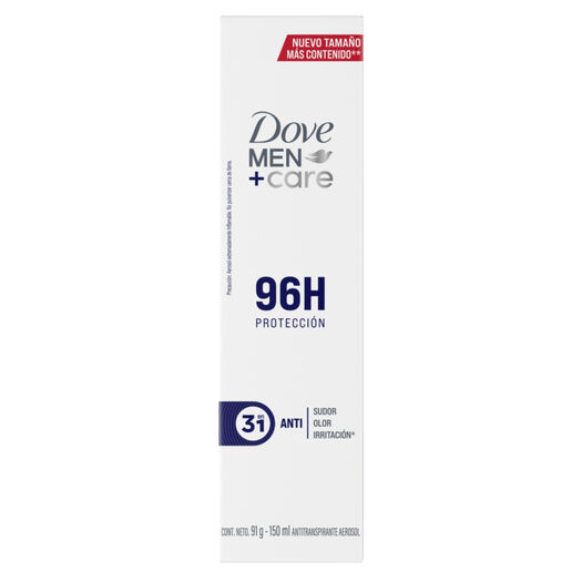 Dove Men Clinical Desodorante Aerosol Cuidado total 110ml, , large image number 2