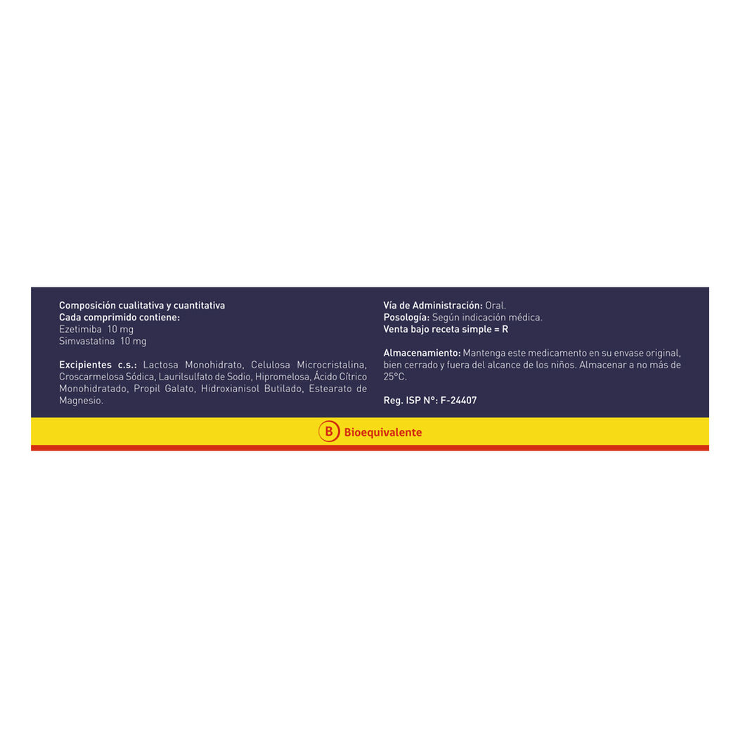 Zetirol 10/10 10 mg 28 Comprimidos, , large image number 1