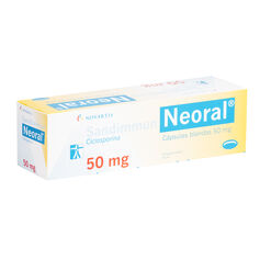 Sandimmun Neoral 50 mg x 50 Cápsulas Blandas