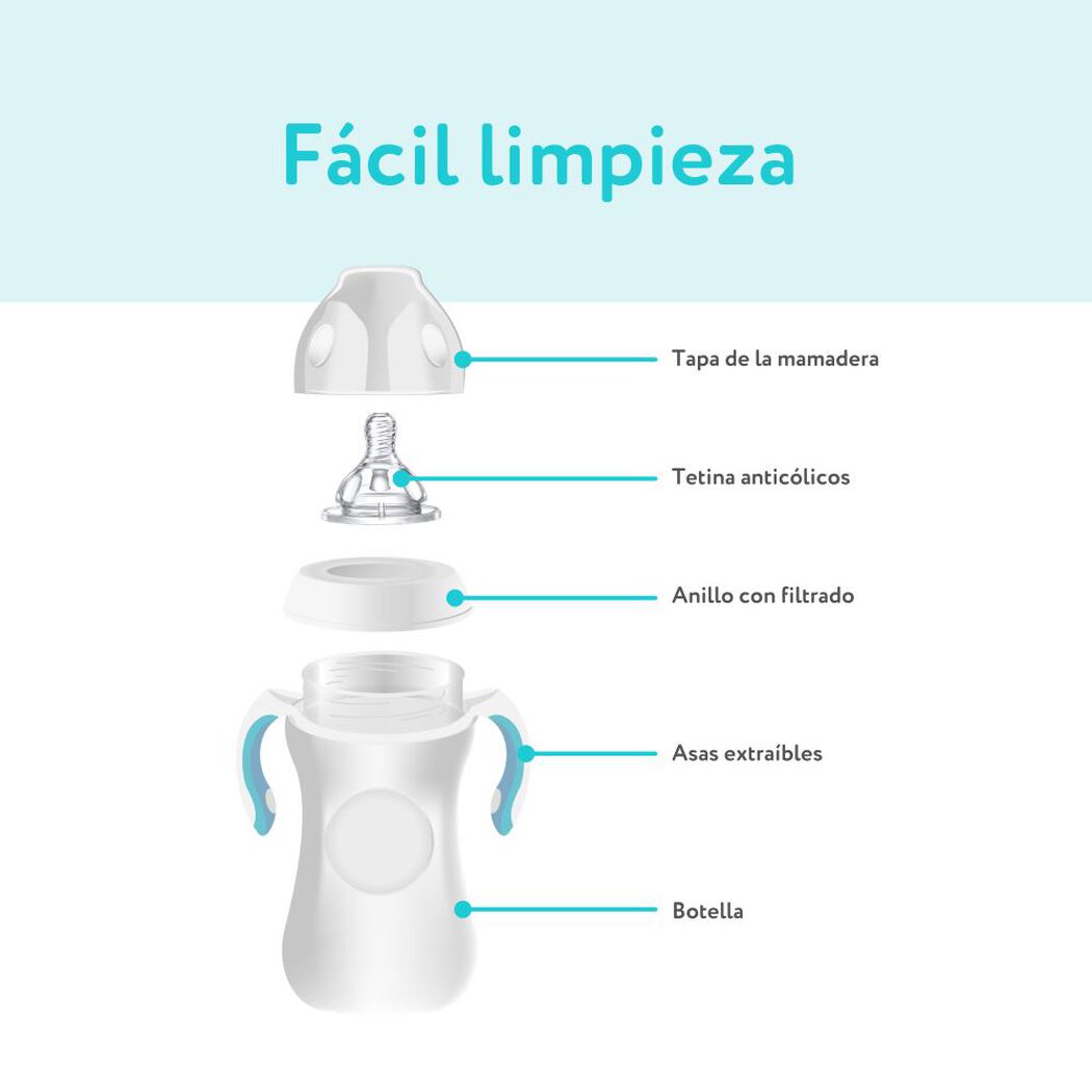 Mamadera Motherna Con Asas 240 mL, , large image number 2