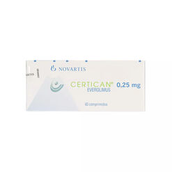 Certican 0,25 mg x 60 comprimidos