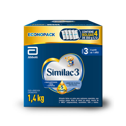 Fórmula Infantil Similac 3 1400 g, , large image number 2