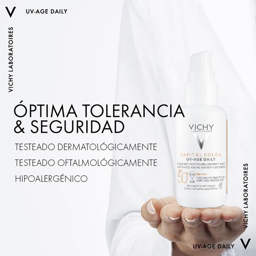 Protector Solar Rostro Capital Soleil Uv Age Daily Fps 50+ 40 Ml, , large image number 4