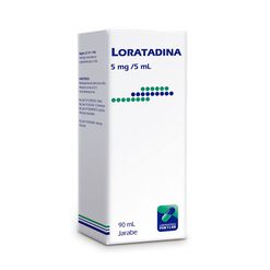 Loratadina 5 mg/5 ml x 90 ml Jarabe MINTLAB CO SA