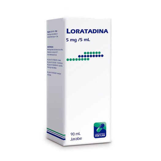 Loratadina 5 mg/5 ml x 90 ml Jarabe MINTLAB CO SA, , large image number 0
